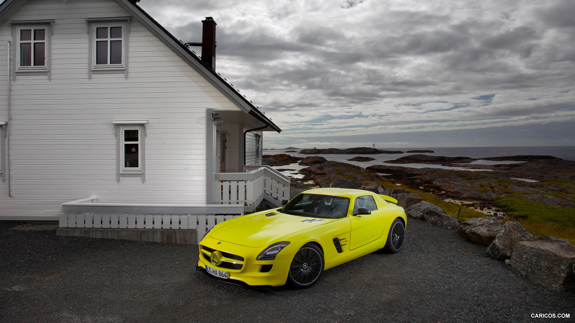 Mercedes-Benz SLS AMG E-CELL Concept  - Front, #3 of 60