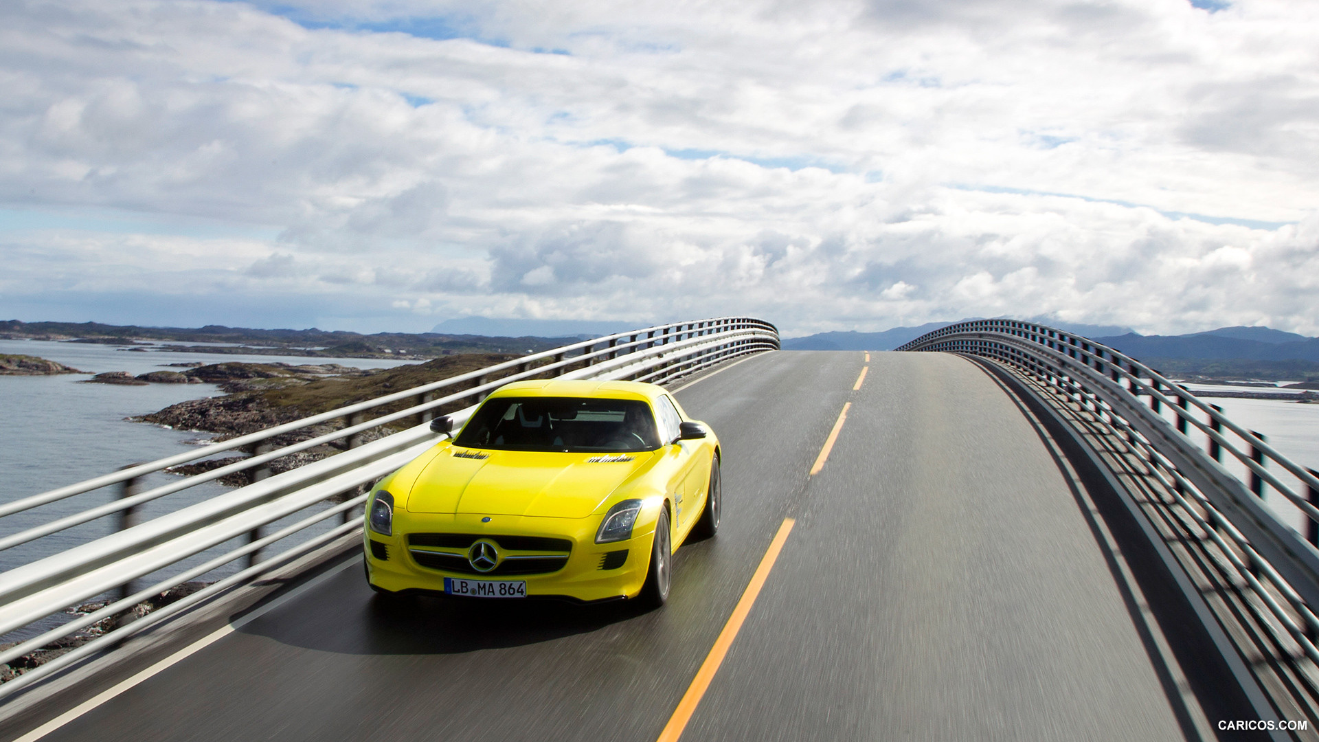Mercedes-Benz SLS AMG E-CELL Concept  - Front, #8 of 60