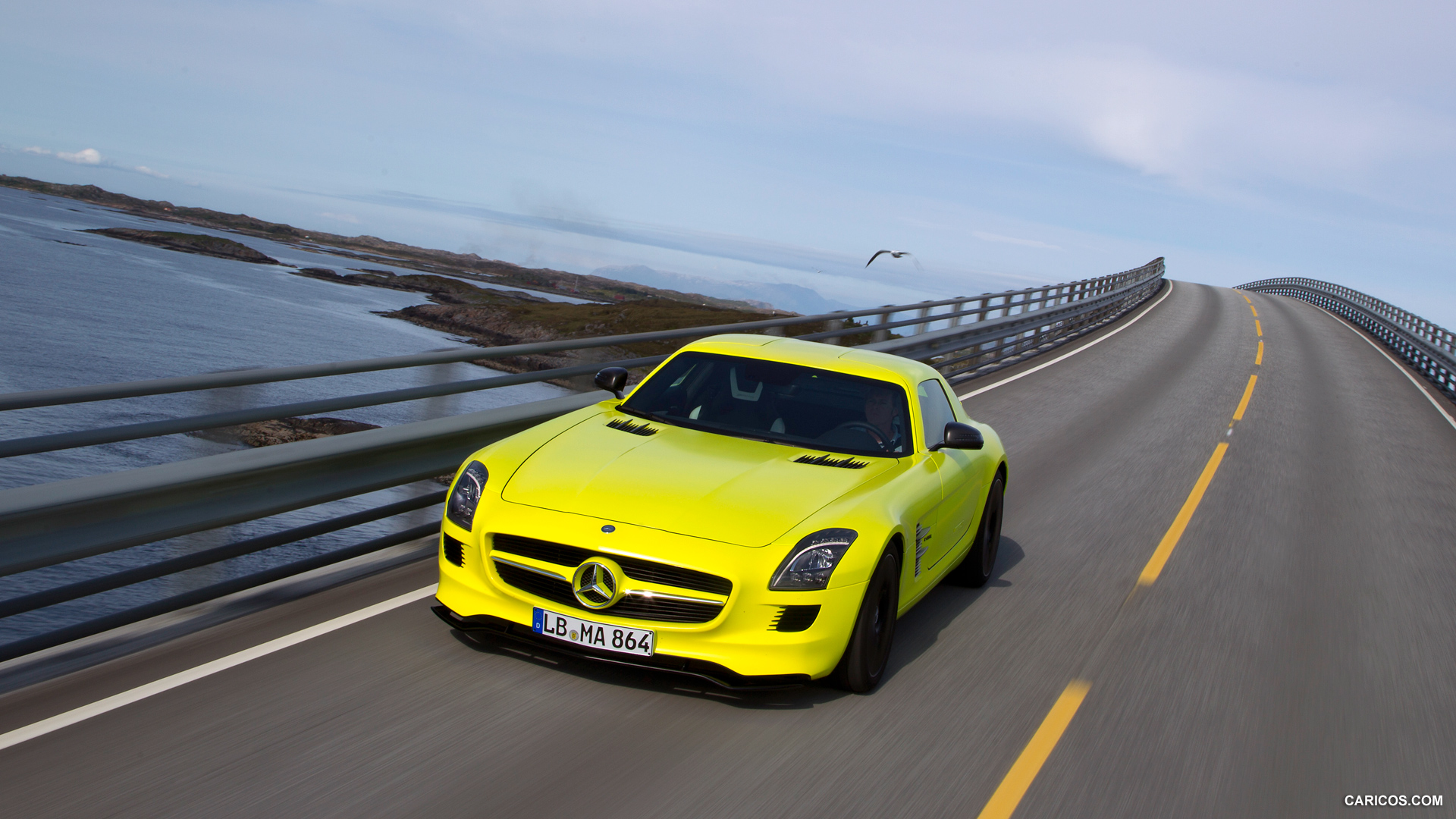 Mercedes-Benz SLS AMG E-CELL Concept  - Front, #33 of 60